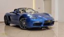 Porsche 718 Boxster 2017 Porsche Boxster 718, Full Porsche Service History, Warranty, GCC