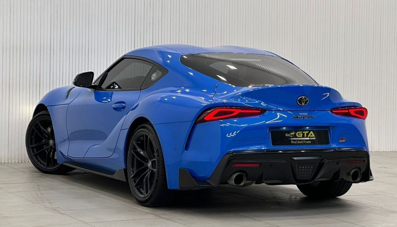 Toyota Supra GR Blue Edition 2021 Toyota Supra GR A91 Blue Edition, NOV 2026 Al Futtaim Warranty, Full Service Hi