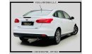 Ford Focus ECOOBOST + LEATHER + NAVI + ALLOY WHEELS / GCC / 2018 / WARRANTY + FREE SERVICE CONTRACT UNTIL 160,0