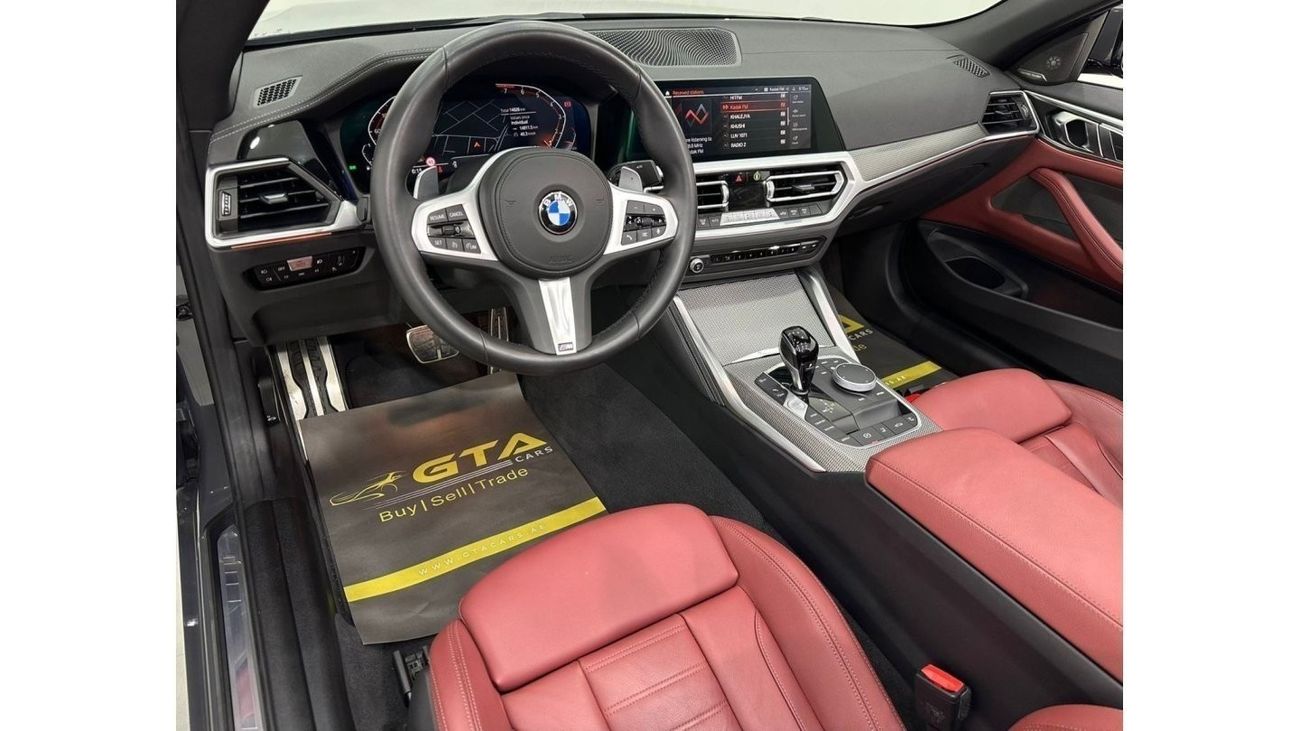 بي أم دبليو 430i M سبورت M سبورت 2022 BMW 430i M-Sport Convertible, Warranty, May 2027 BMW Service Pack, Low Kms, GCC