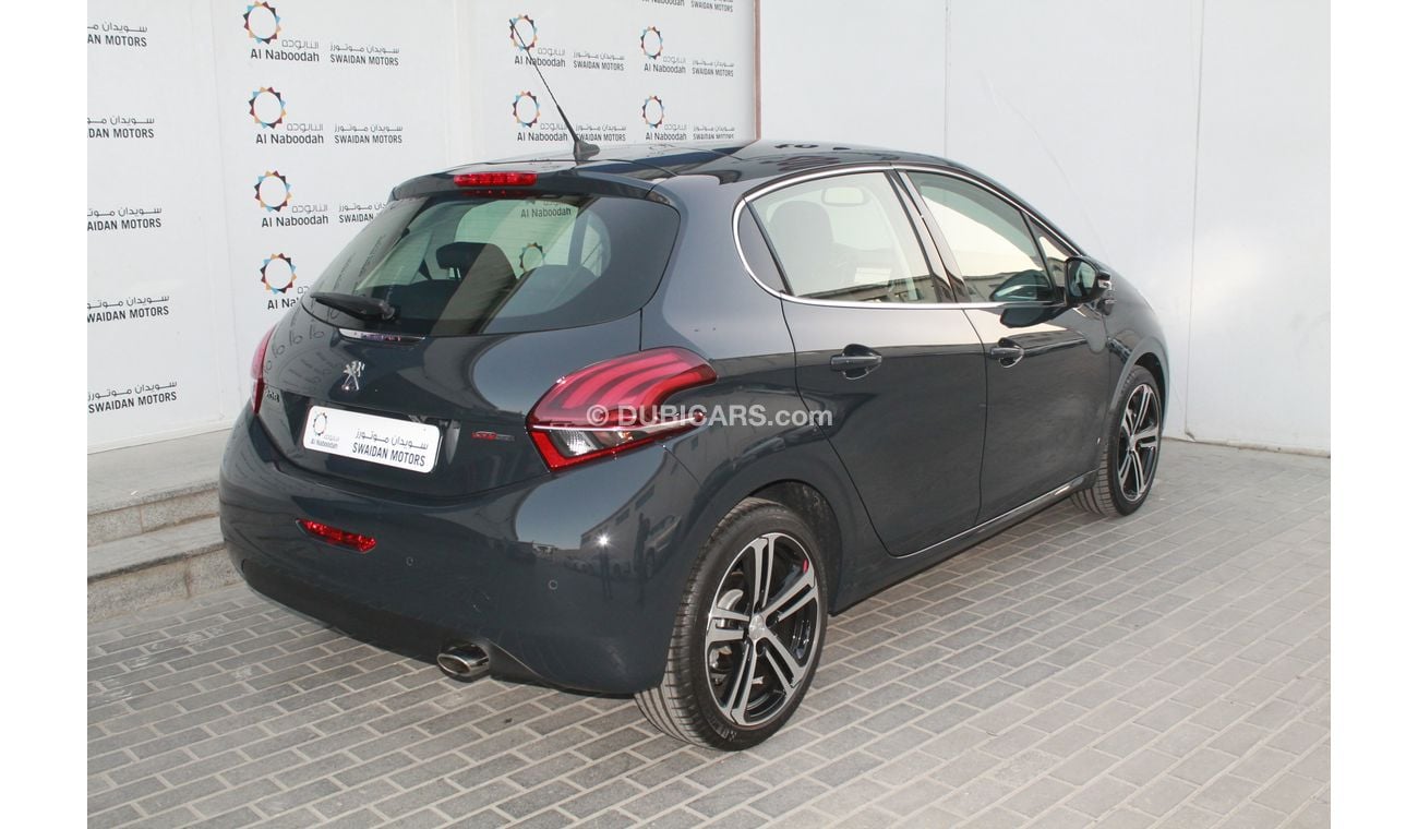 بيجو 208 1.6L GT LINE 2018 VERY LOW MILEAGE