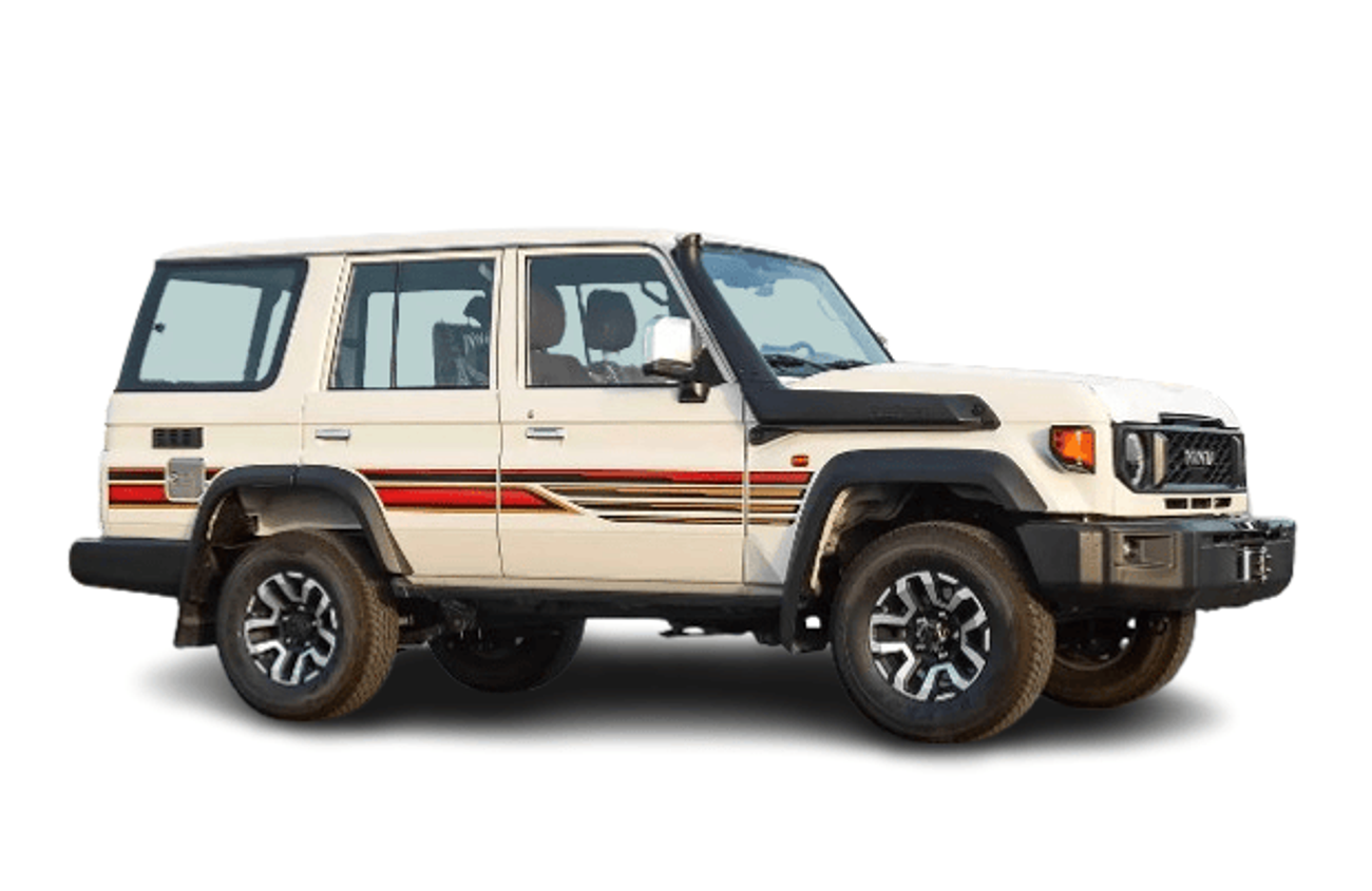 Toyota Land Cruiser 70 ECTMQM001 – 2025 TLC76 5 Doors Hardtop - 2.8L Diesel Auto White with Tan Interior