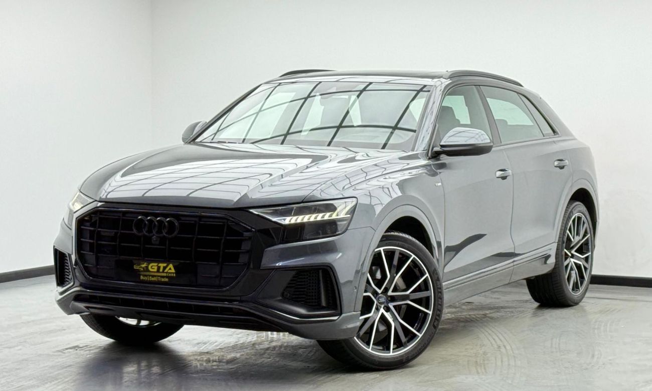 أودي Q8 55 TFSI quattro S-Line 3.0L (340 HP) 2019 Audi Q8 S-Line 55TFSI Quattro, Warranty, Fully Loaded, Exc