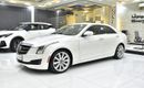 كاديلاك ATS EXCELLENT DEAL for our Cadillac ATS ( 2015 Model ) in White Color GCC Specs