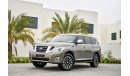 Nissan Patrol Platinum Kit - Warranty - GCC - AED 2,526 Per Month