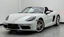 Porsche 718 Boxster S 2.5L A/T 2017 Porsche 718 Boxster S, Porsche Service History, Excellent Condition, GCC