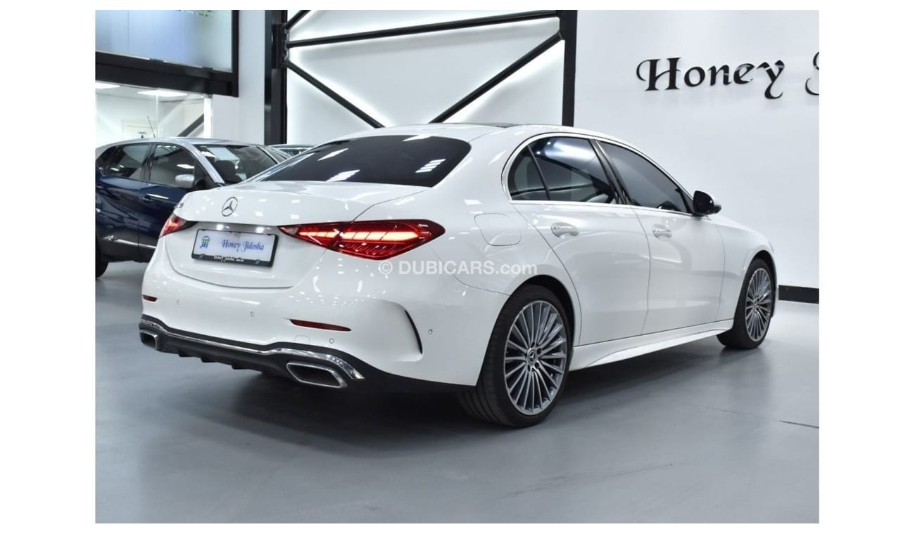 مرسيدس بنز C 300 EXCELLENT DEAL for our Mercedes Benz C300 ( 2022 Model ) in White Color Korean Specs