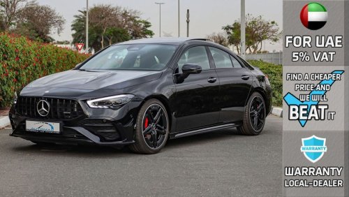 Mercedes-Benz CLA 35 AMG 4Matic Coupe , New Facelift , Night Package , 2024 GCC , 0Km , With 2 Years Unlimited Mileage Warran