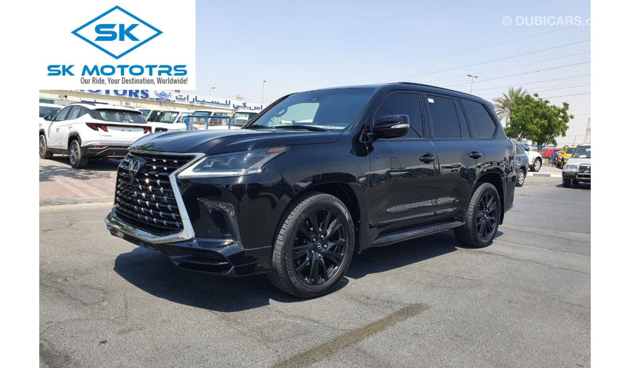 لكزس LX 570 5.7L, 21" Rims, 360° Camera, BLACK EDITION, First Hand Used, Low Mileage (LOT # LXB2019)