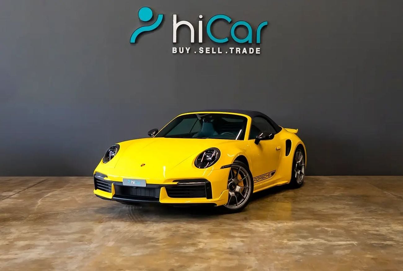Porsche 911 Turbo S 3.8L (530 HP) Convertible 19,147 pm • 0% Downpayment • 911 Turbo S • Agency Warranty