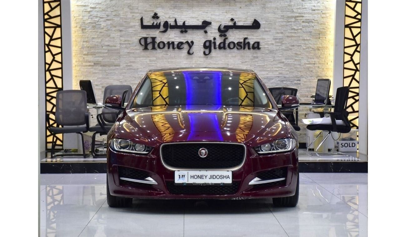 جاكوار XE EXCELLENT DEAL for our Jaguar XE R-Sport ( 2016 Model ) in Burgundy Color GCC Specs