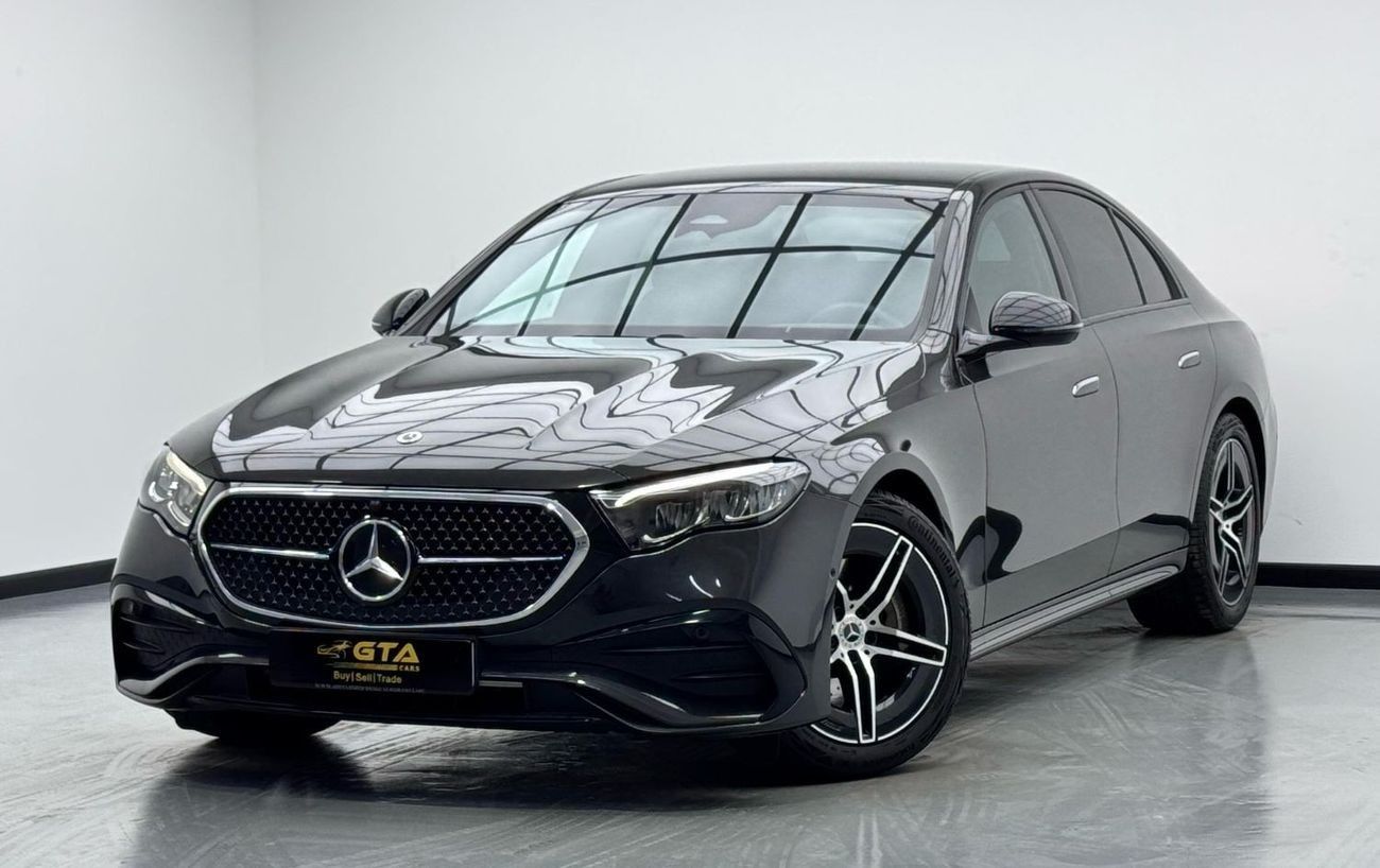 Mercedes-Benz E200 2.0L 2024 Mercedes Benz E200 AMG Night Package, 2025 Mercedes Warranty, Full Service History, Low Km