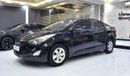 Hyundai Elantra EXCELLENT DEAL for our Hyundai Elantra ( 2014 Model ) in Black Color GCC Specs