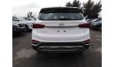 Hyundai Santa Fe 2.4L 4 CYLINDER 2020 WHITE COLOR FULL OPTION NEW SHAPE AUTO TRANSMISSION PETROL ONLY FOR EXPORT