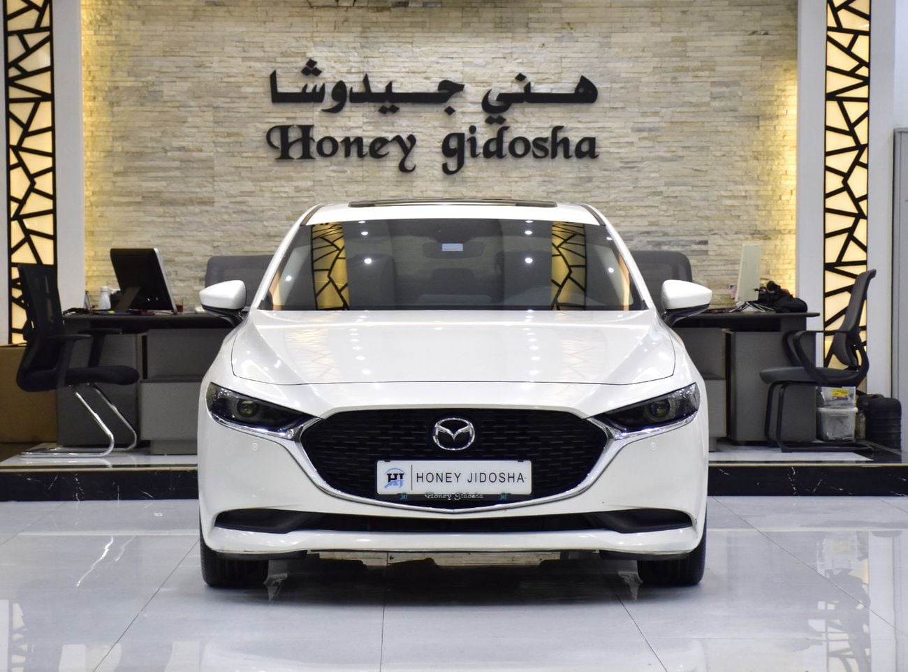 Mazda 3 EXCELLENT DEAL for our Mazda 3 ( 2023 Model ) in White Color GCC Specs
