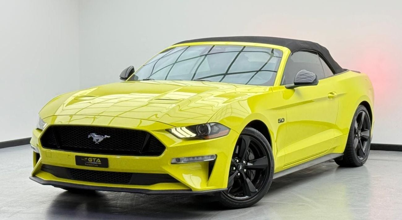 Ford Mustang 2021 Ford Mustang GT Premium Convertible, 2026 Ford Warranty + Service Pack, Low Km, GCC