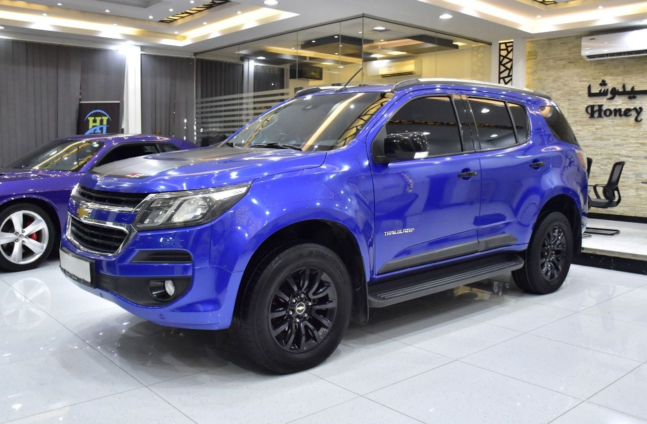 Chevrolet Trailblazer LT Z71 EXCELLENT DEAL for our Chevrolet Trailblazer Z71 ( 2018 Model ) in Blue Color GCC Specs