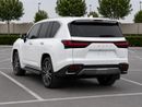 Lexus LX600 Lexus LX 600 twin turbo Model 2025 fuel petrol cylinder 6 white colour outside and interior orange
