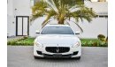 Maserati Quattroporte Under Warranty - GCC - AED 2,918 Per Month - 0% Downpayment