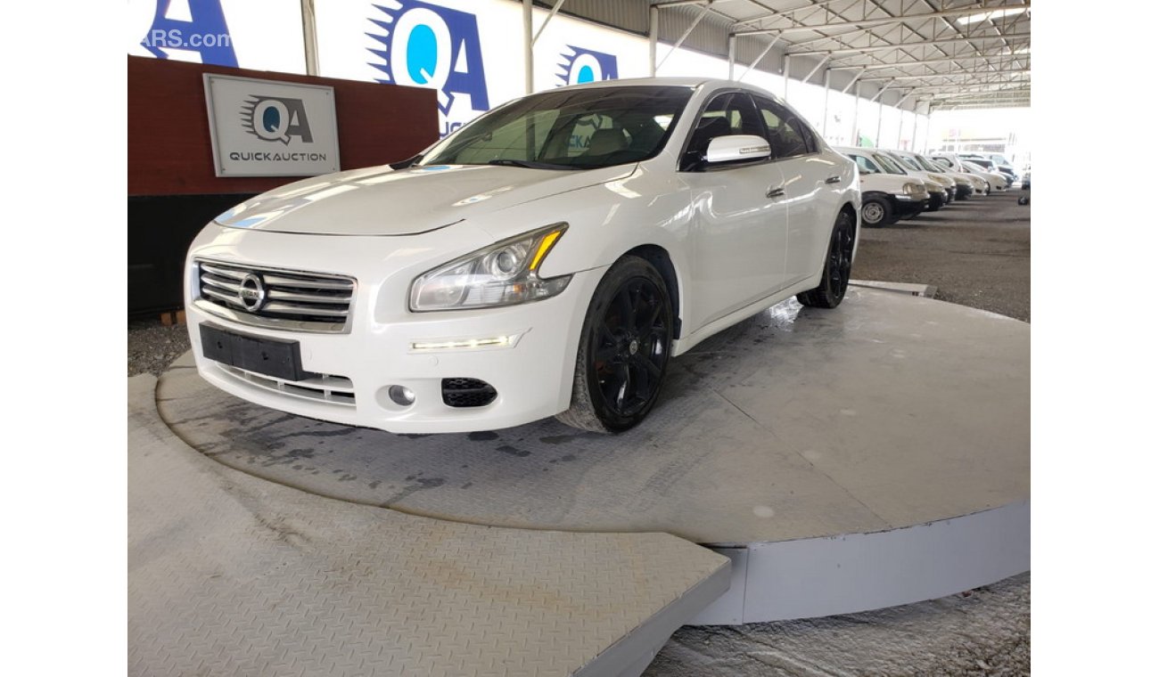 نيسان ماكسيما Premium Wheel Rims, DVD, Rear Camera, Bluetooth, Leather Seats, Power Sunroof (LOT # 169)