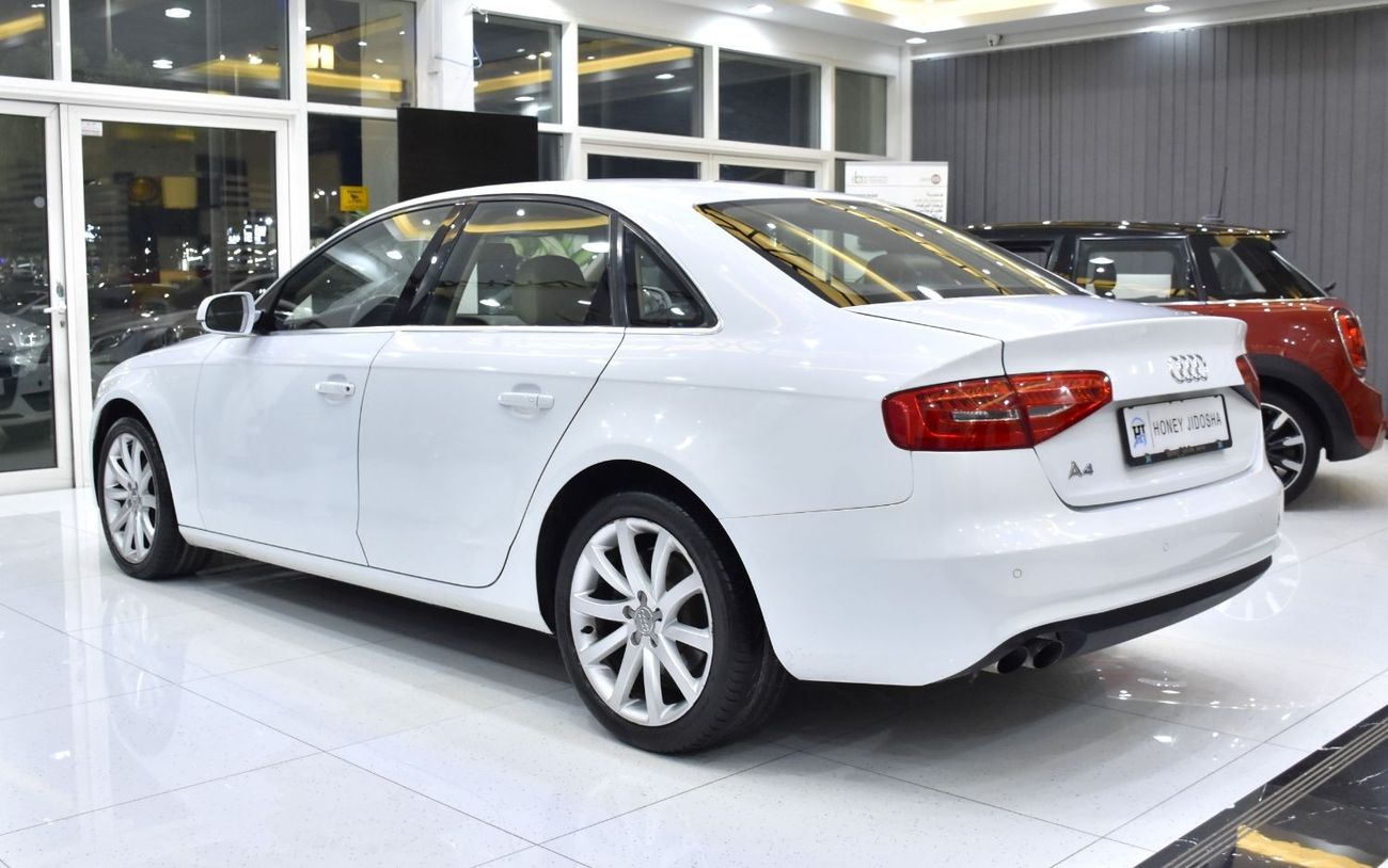 أودي A4 EXCELLENT DEAL for our Audi A4 ( 2014 Model ) in White Color GCC Specs