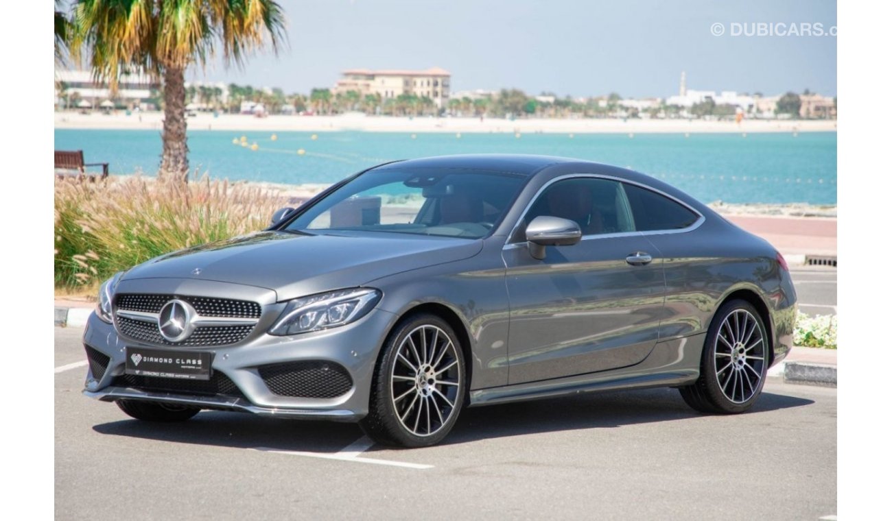 مرسيدس بنز C 300 كوبيه Mercedes C300 Coupe AMG Full Option  GCC 2018 Under Warranty