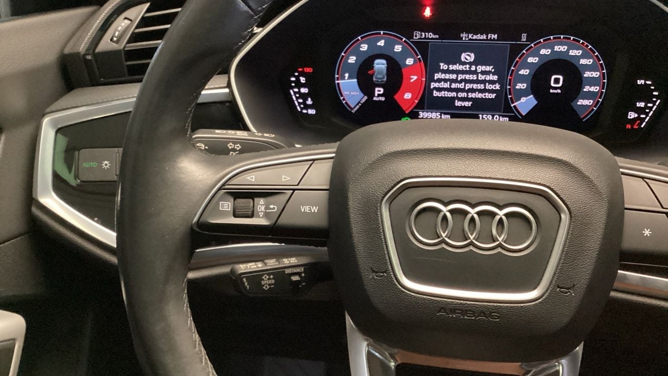أودي Q3 1.4 35 TFSI S TRONIC ADVANCED PROG BLACK | شامل الضمان | 0 ﺪﻔﻋﺓ ﺃﻮﻟﻯ