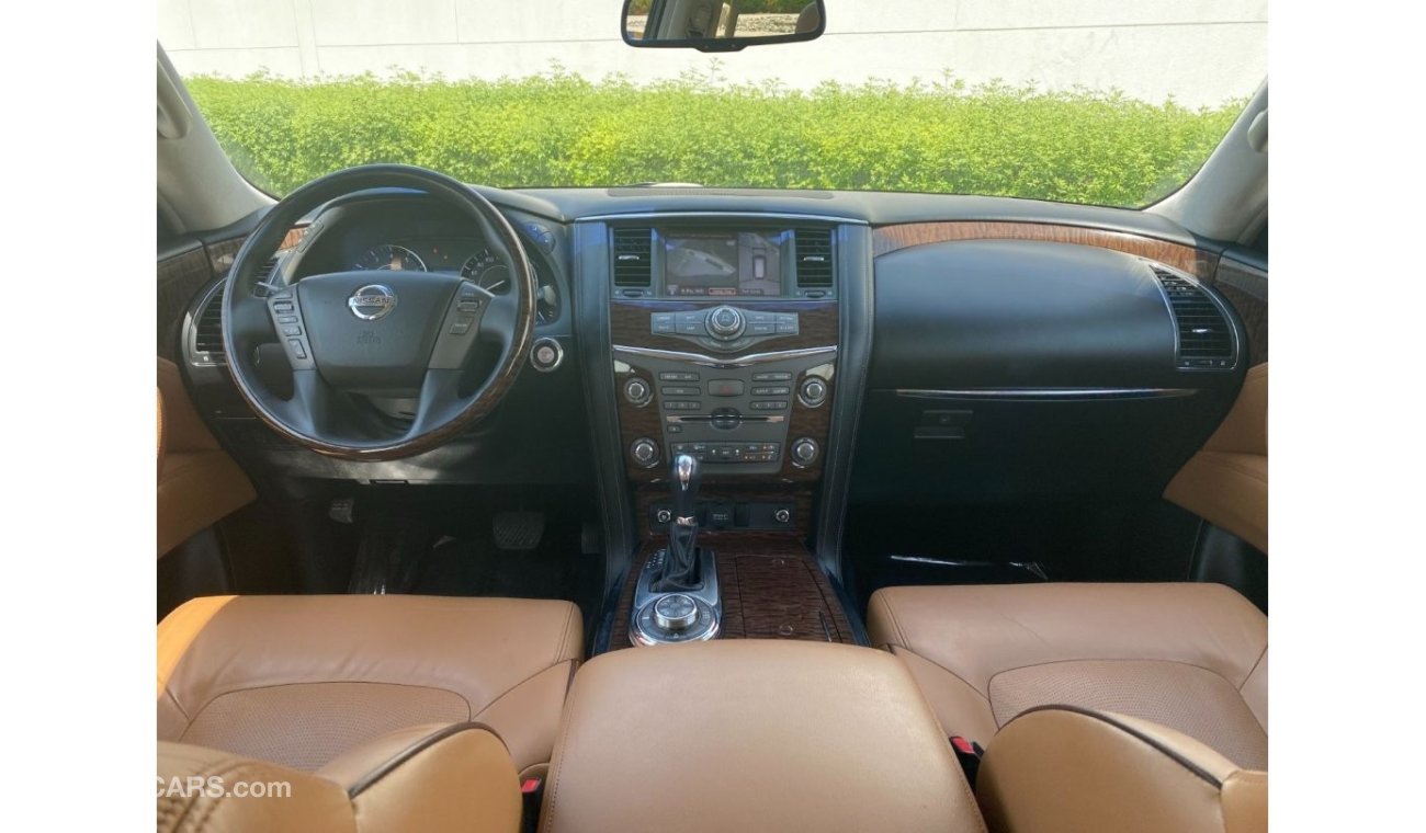 Nissan Patrol AED 2115/ month NISSAN PLATINUM BLACK EDITION 2015 V8 UNLIMITED K.M WARRANTY EXCELLENT CONDITION