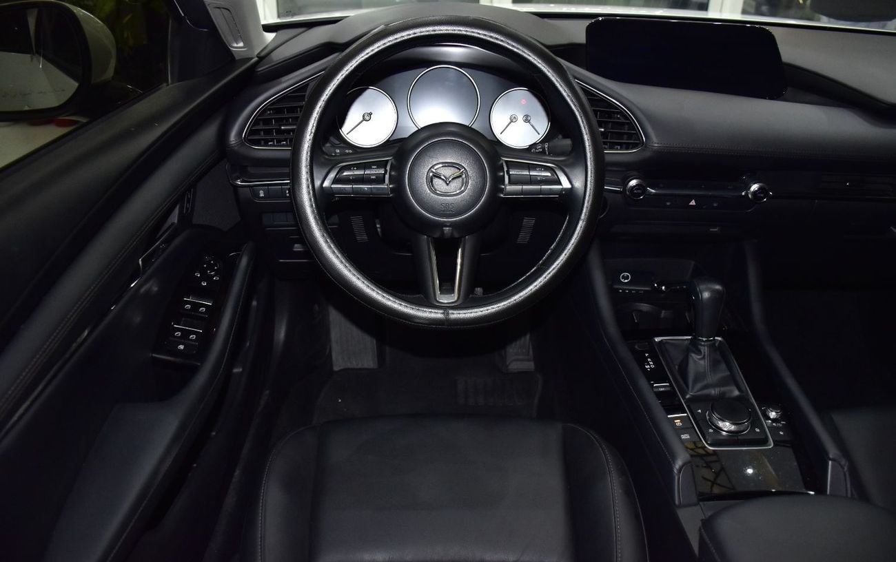 Mazda 3 EXCELLENT DEAL for our Mazda 3 ( 2023 Model ) in White Color GCC Specs