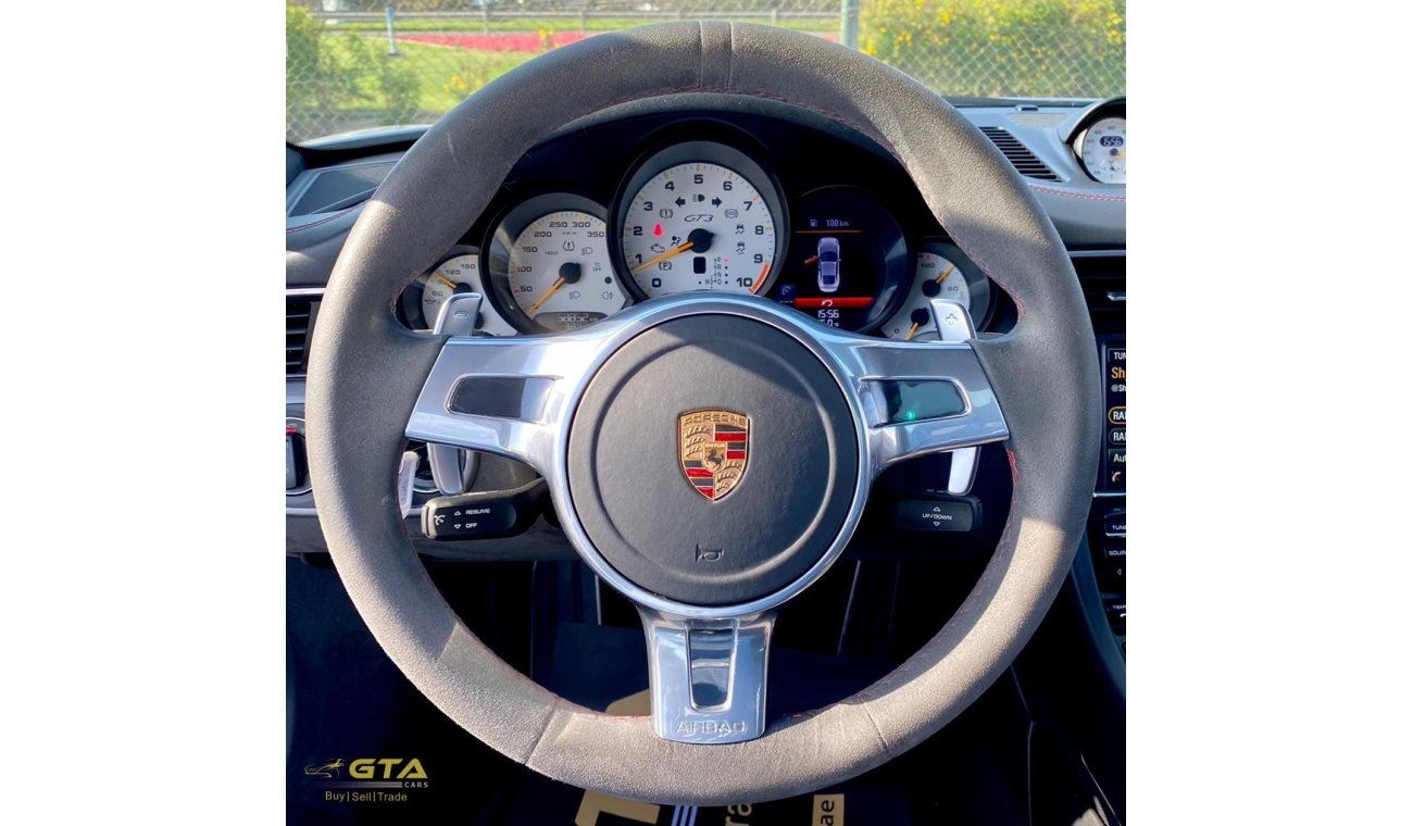 Porsche Carrera GT 2014 Porsche 911 GT-3, Porsche Warranty-Full Service History, GCC