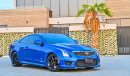 Cadillac ATS -V | 1,939 P.M | 0% Downpayment | Full Option | Spectacular Condition!