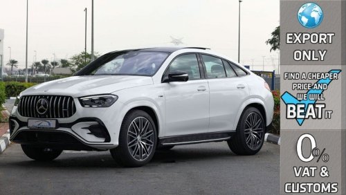 مرسيدس بنز GLE 53 AMG 4Matic Plus Coupe ''2024 Facelift'' , 2023 GCC , 0Km , (ONLY FOR EXPORT)