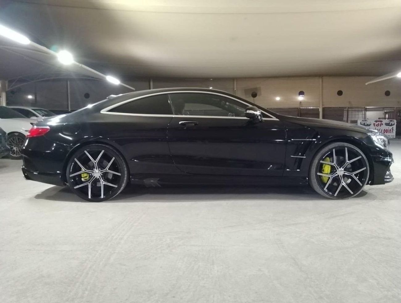 مرسيدس بنز S 550 كوبيه MERCEDES S CLASS COUPE S550 BLACKBISON WALDAERO KIT 4.7L 2015, BURMESTER SPEAKER, SIX BUTTONS AND MO