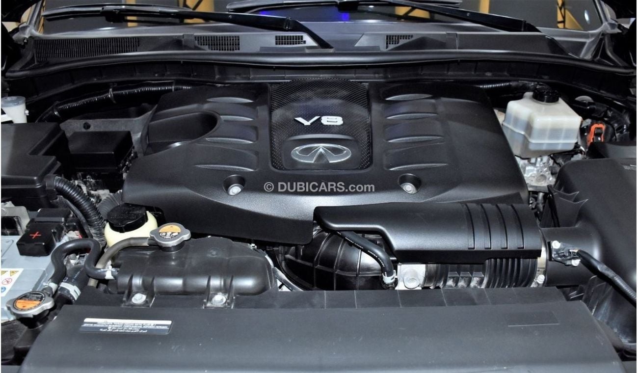 إنفينيتي QX80 EXCELLENT DEAL for our Infiniti QX80 ( 2017 Model ) in Black Color GCC Specs