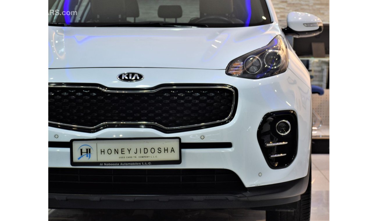 Kia Sportage ORIGINAL PAINT ( صبغ وكاله ) KIA Sportage AWD ( GDi ) 2017 Model!! in White Color! GCC Specs