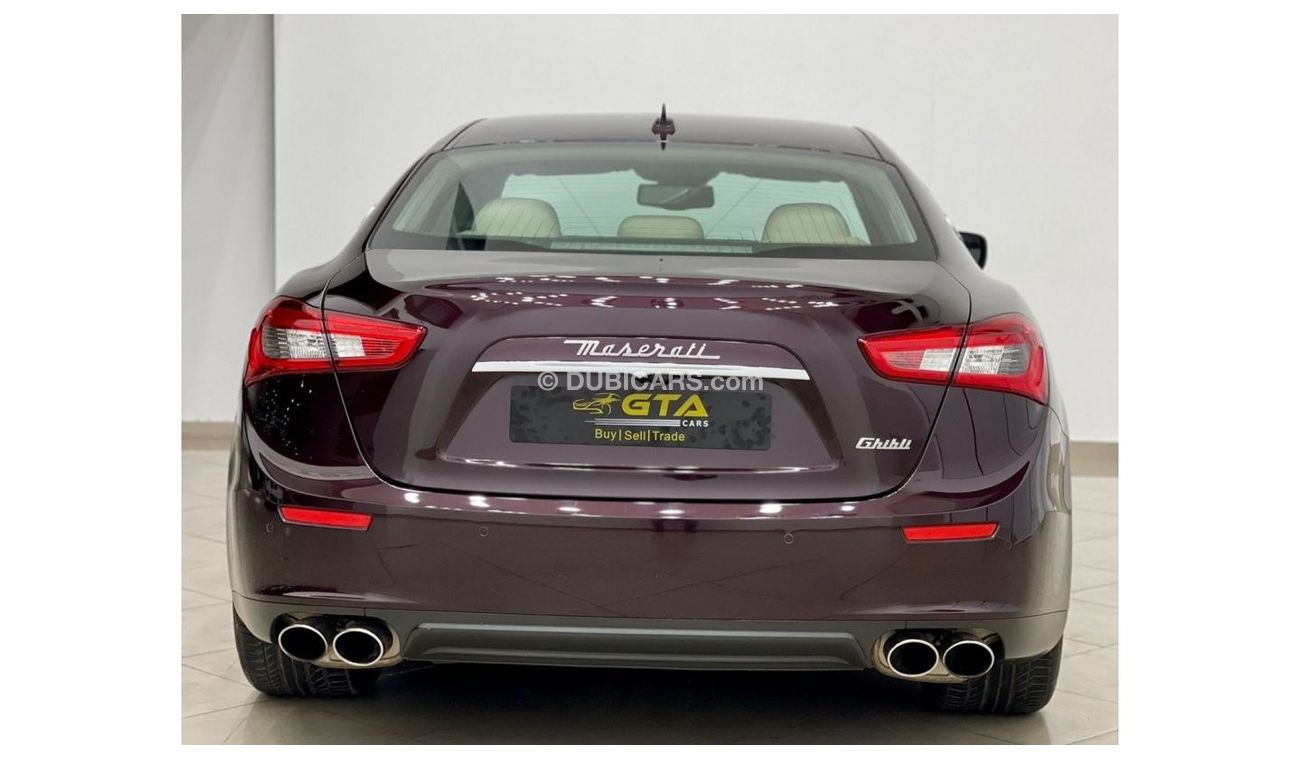 Maserati Ghibli 2014 Maserati Ghibli, Full Service History, GCC