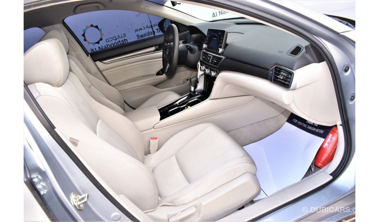 Honda Accord AED 1664 PM | 1.5L LX GCC DEALER WARRANTY