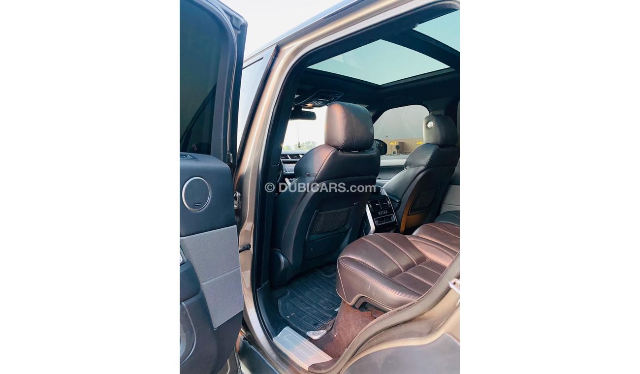 لاند روفر رينج روفر سبورت رنج روفر سبورت سوبر تشارج 8 سليندر 2016 وارد امريكا كلين تايتل بحاله ممتازه