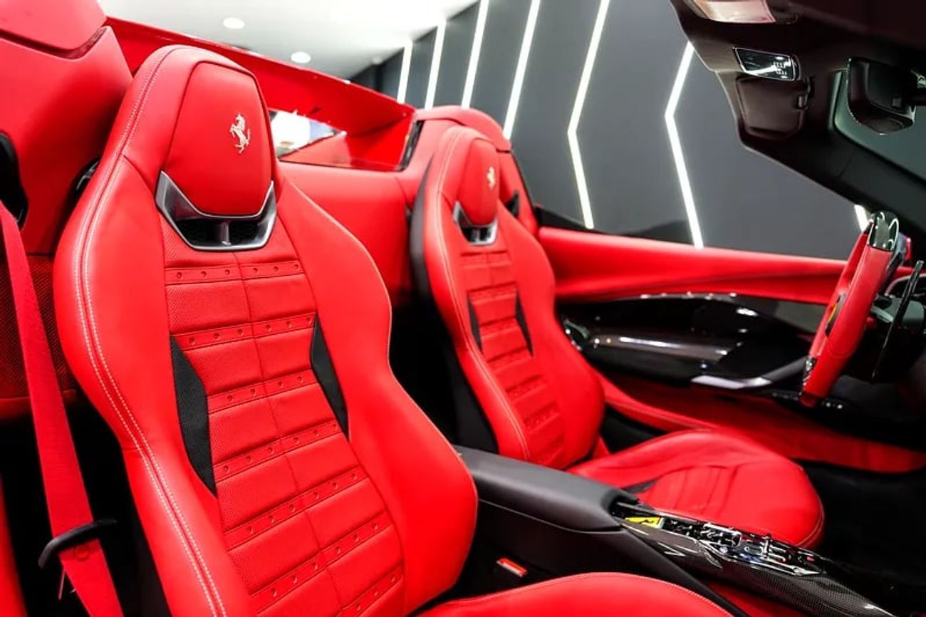 فيراري 296 GTS Daytona Seats, Carbon Interior, Passenger Display, Dealer Warranty + Service!!