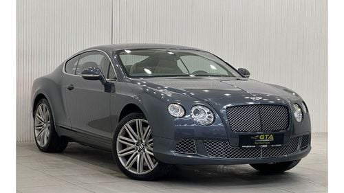Bentley Continental GT 2014 Bentley Continental GT Speed W12, Full Service History, Very Low Kms, GCC