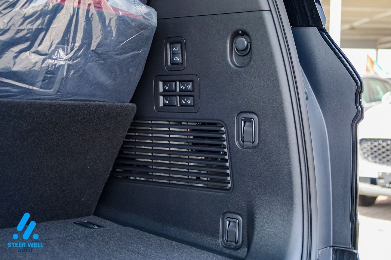 Nissan Patrol LE Platinum | GCC | 3.5L Twin-Turbo V6 | AWD | 9AT | 8-Seater SUV | Height Cntrl | Red Inter