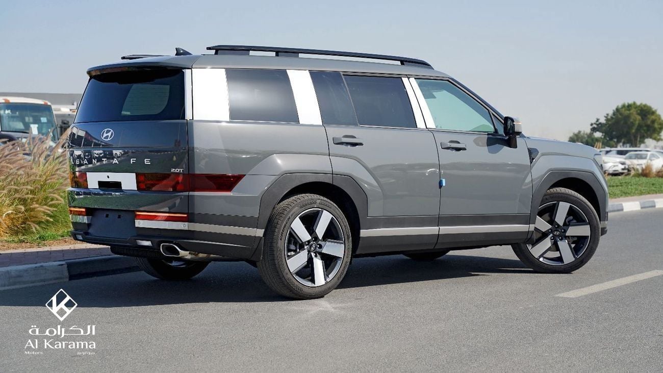 هيونداي سانتا في SMART 2.0T - Petrol Engine - 5 Seater SUV with Leather Seats - Rear Camera - 20" Alloy Wheels - 12.3