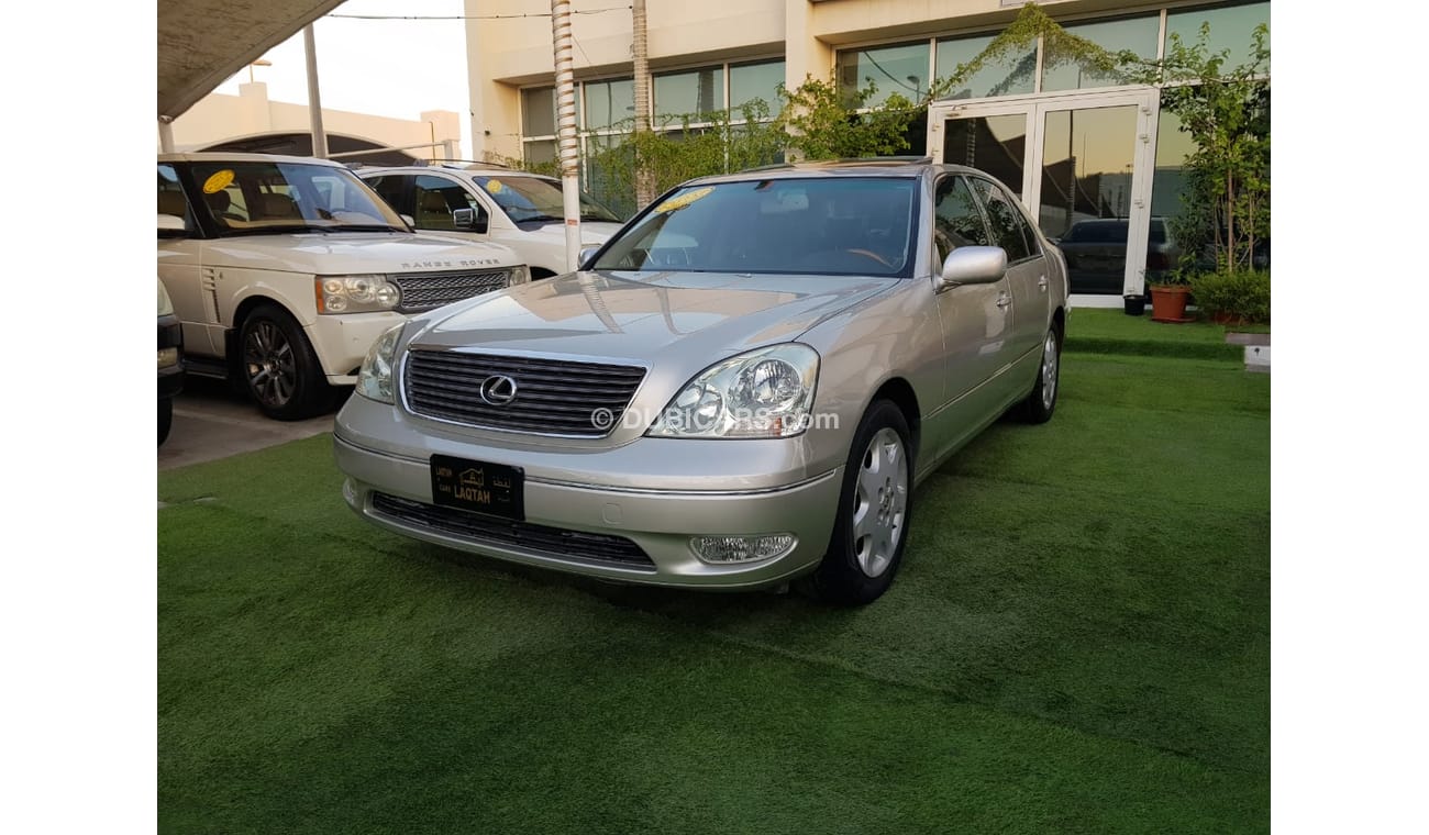 لكزس LS 430 وارداليابان  - فتحة - جلد - رنجات  - اوراق جمارك -رقم واحد - فتحة -جناح خلفى - بحالة ممتازة