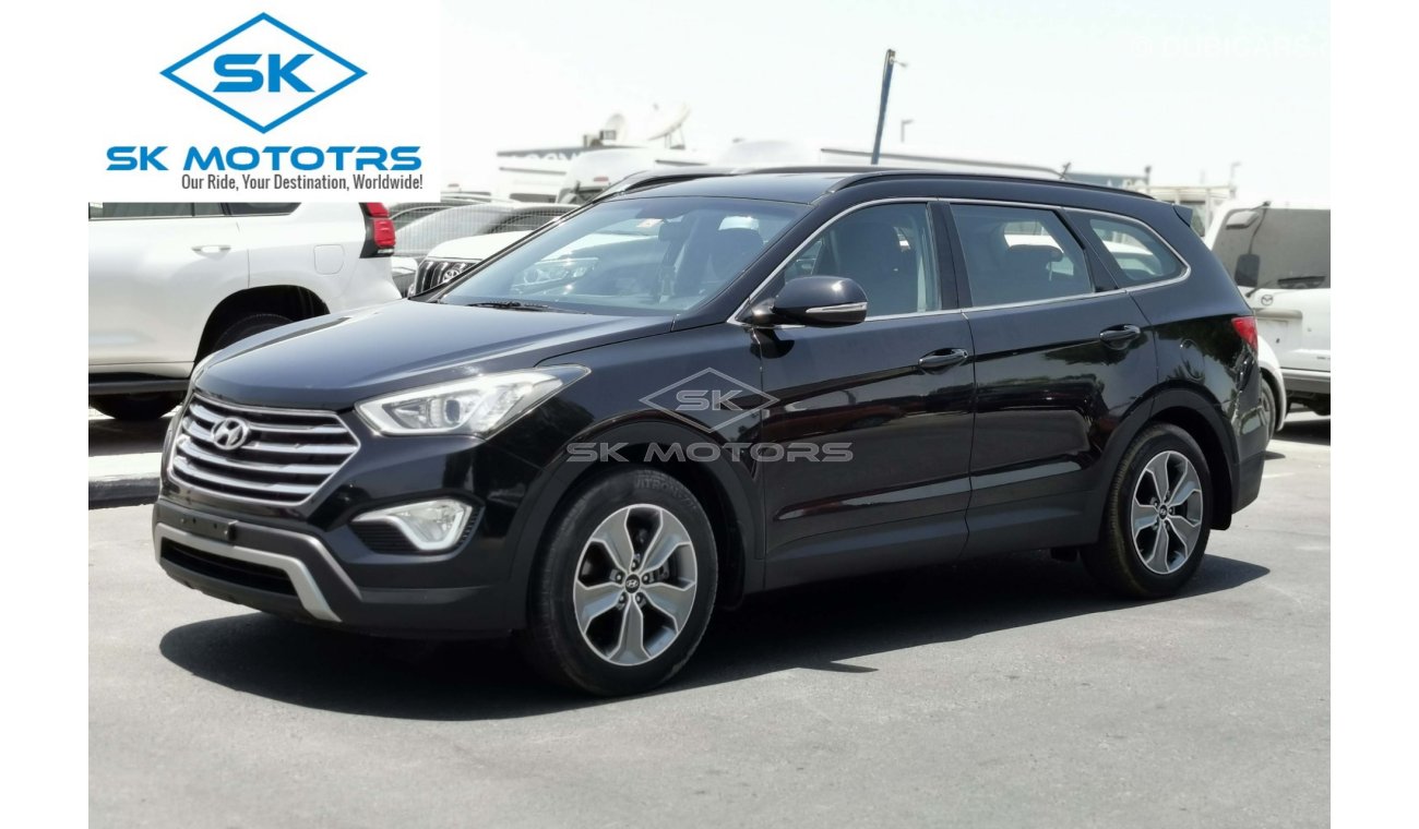 Hyundai Grand Santa Fe 3.3L, 18" Rims, DRL LED Headlights, Rear Parking Sensor, Leather Seats, Automatic Gear (LOT # 865)