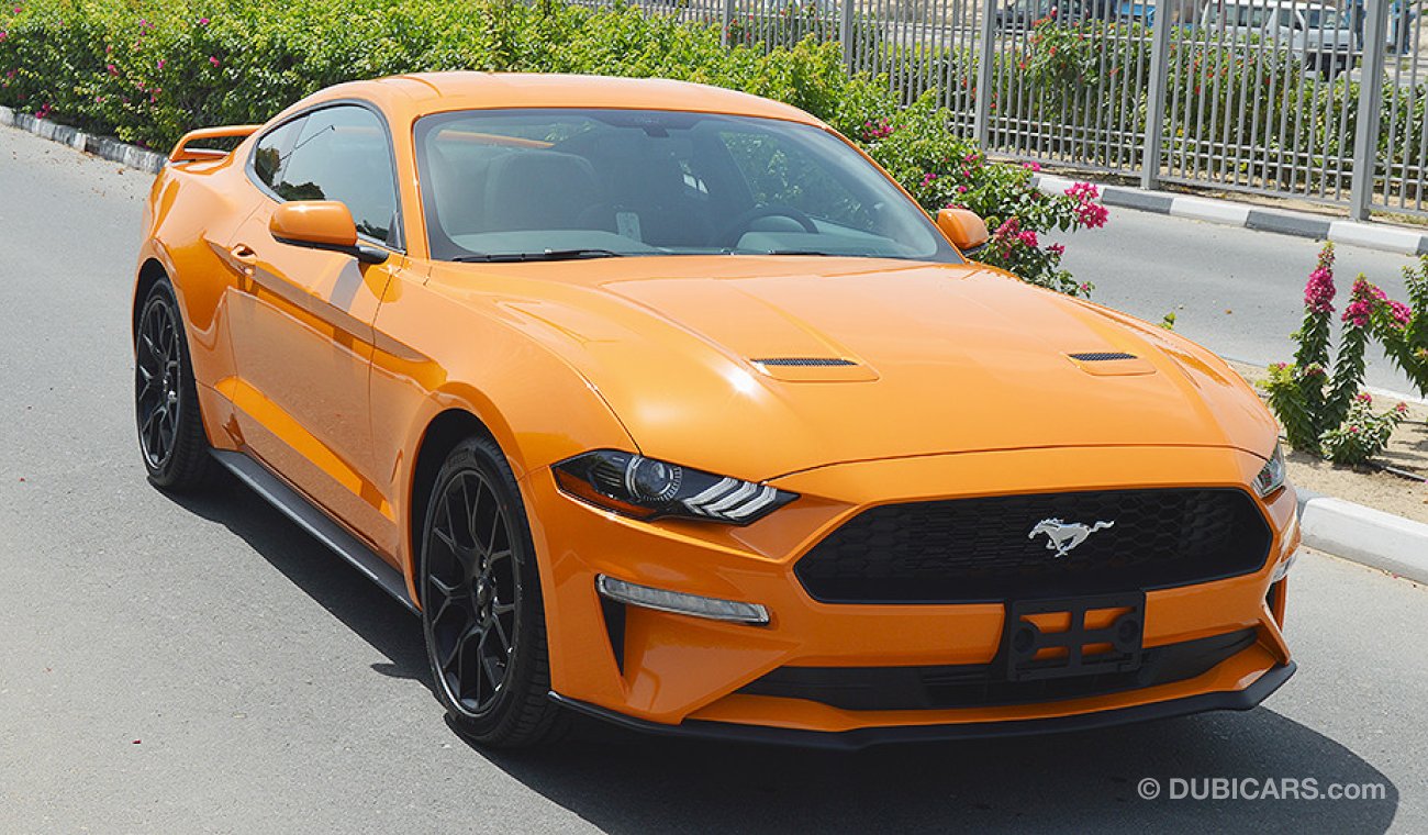 Ford Mustang 2018 Ecoboost, Track Pack GCC, 0km w/ 3Yrs or 100K km WRNTY, 60K Service at AL TAYER