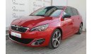 بيجو 308 1.6L GT LINE 2016 MODEL WITH NAVIGATION