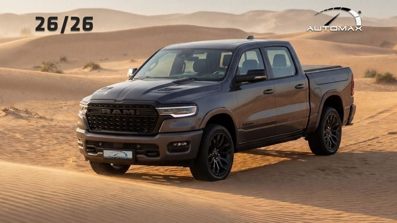 RAM 1500 (For Export , НА ЭКСПОРТ) PY 26/26 Limited Crew Cab Hurricane H.O 3.0TT GCC Без пробега