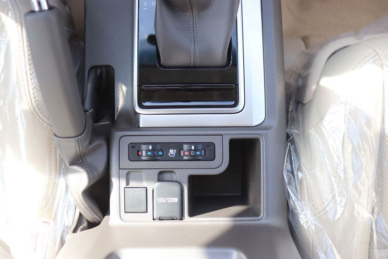 تويوتا برادو 4.0L VXR, 4X4, SUNROOF, 2 ELECTRIC SEAT, LEATHER SEAT, SEAT HEATING AND COOLING, MONITOR, 360 CAMERA