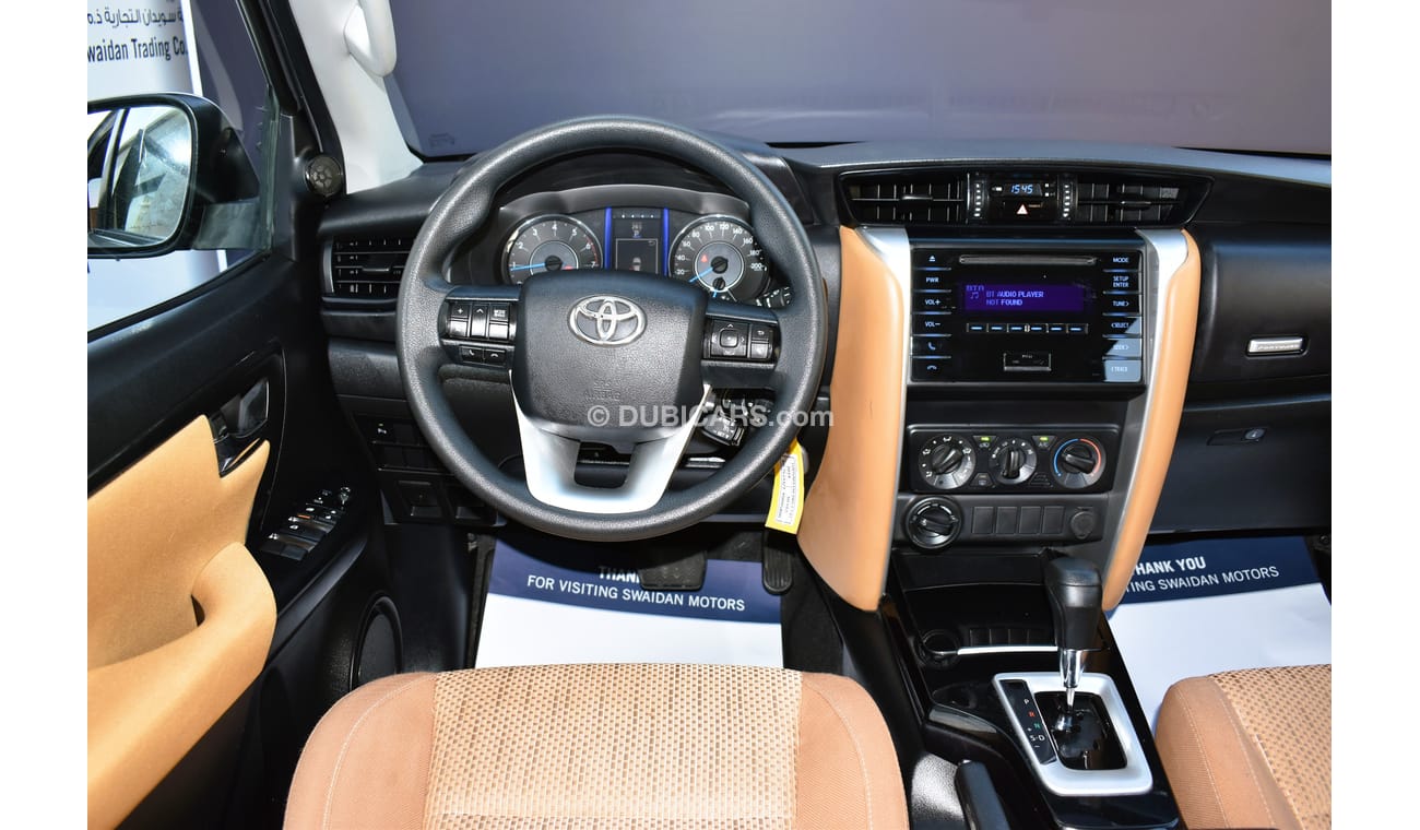 تويوتا فورتونر AED 1599 PM | 2.7L EXR 4WD GCC DEALER WARRANTY