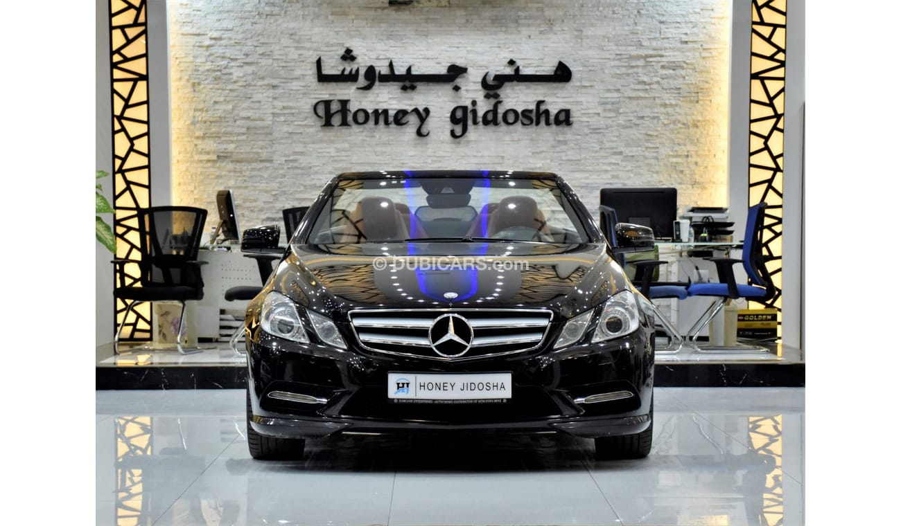 Mercedes Benz E350 EXCELLENT DEAL for our Mercedes Benz E350 CONVERTIBLE ( 2013 Model ) in Black Color GCC Specs